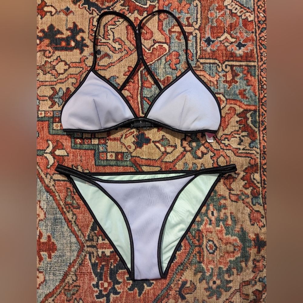 Bikini, purple, size Small bottoms/medium top
